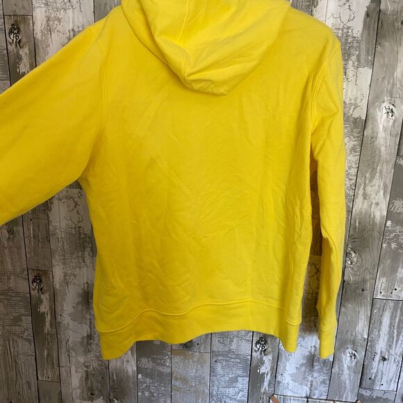 GAP yellow lightweight spell out hoodie L - Picture 6 of 8